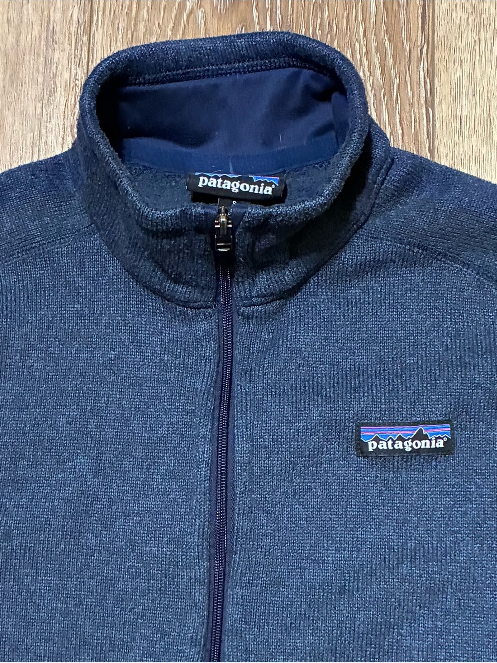 Patagonia Navy Blue Full-Zip Better Sweater Fleece Jacket Womens Small EUC - Picture 2 of 7
